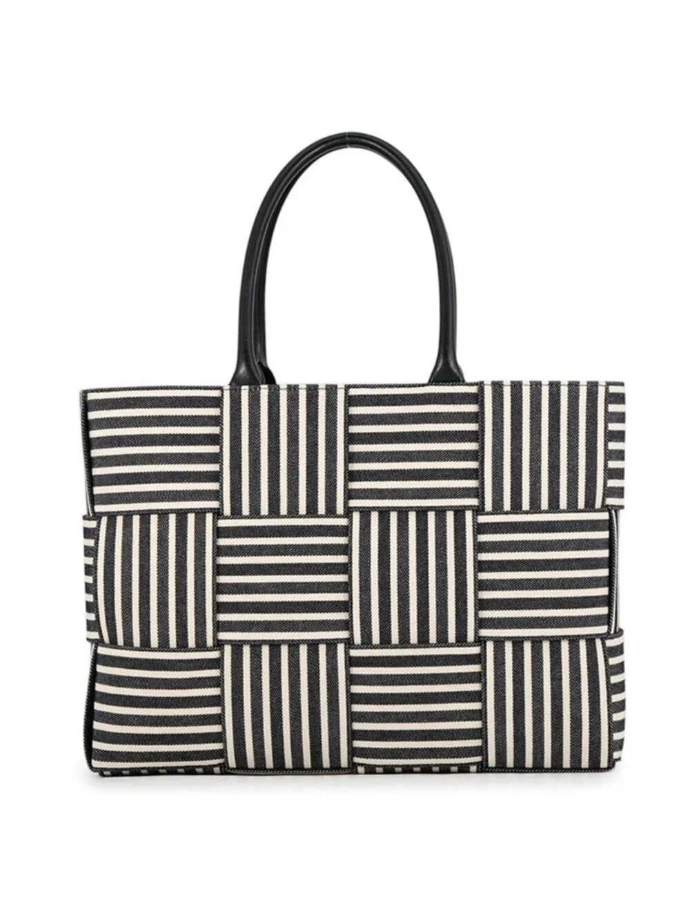 Bottega Veneta Tote Maxi Intrecciato Arco Canvas